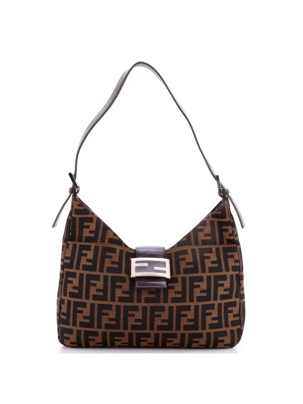 Fendi Vintage Shoulder Bag Zucca Canvas #341983F14B